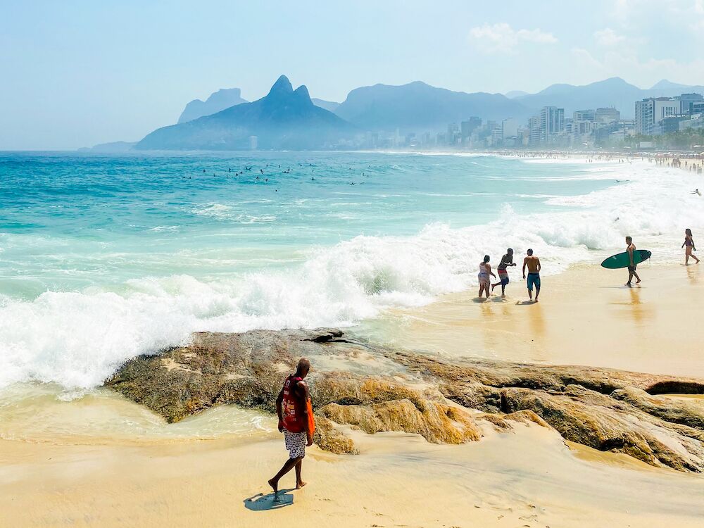 Ipanema beach in Rio