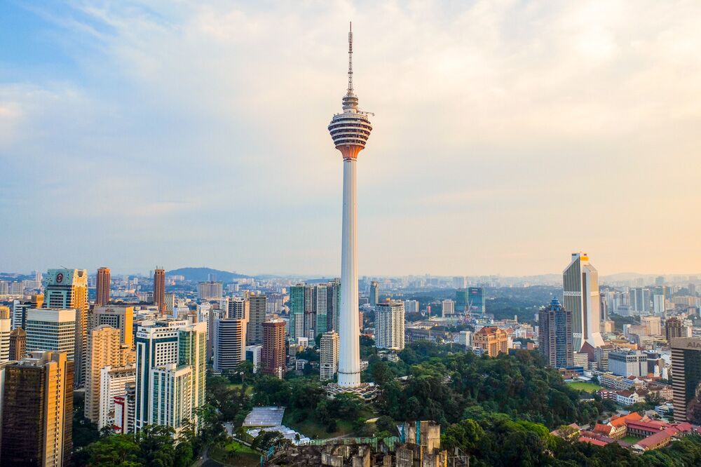 KL Tower in Kuala Lumpur, the capital city of Malaysia