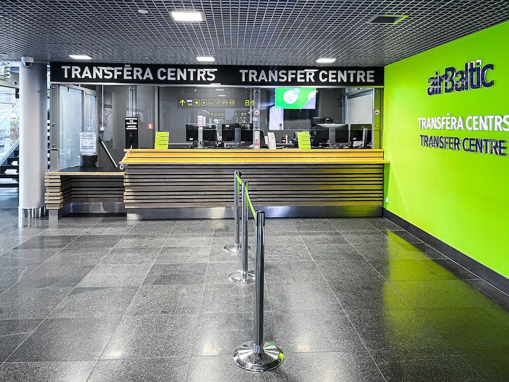 AirBaltic transfer center in Riga – Connecting flights in Riga, Latvia