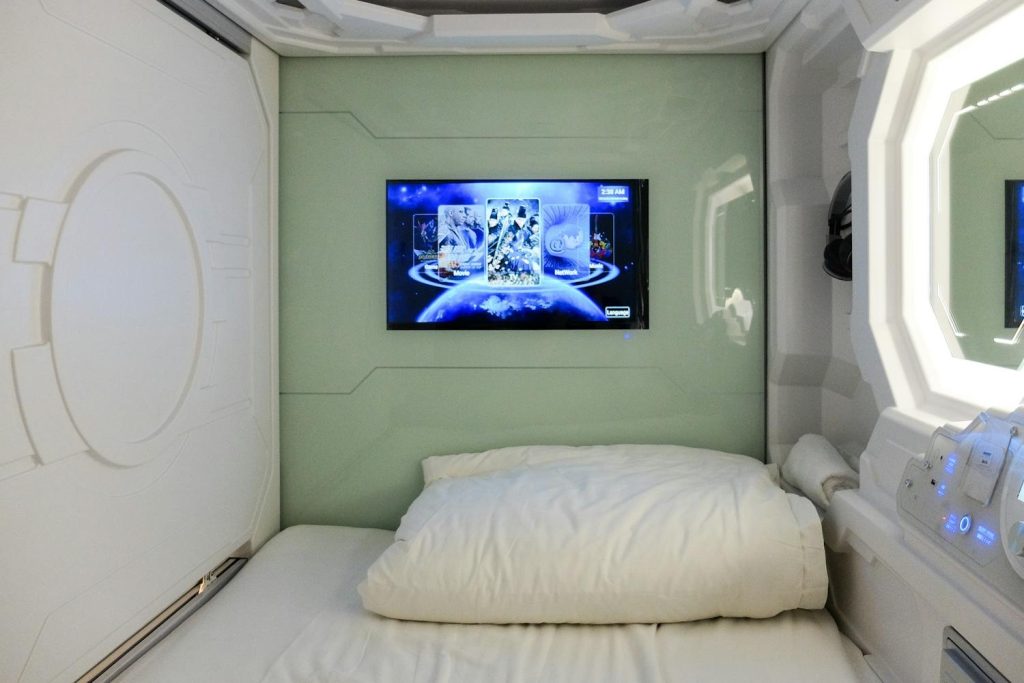 Airport capsule for sleep - interior