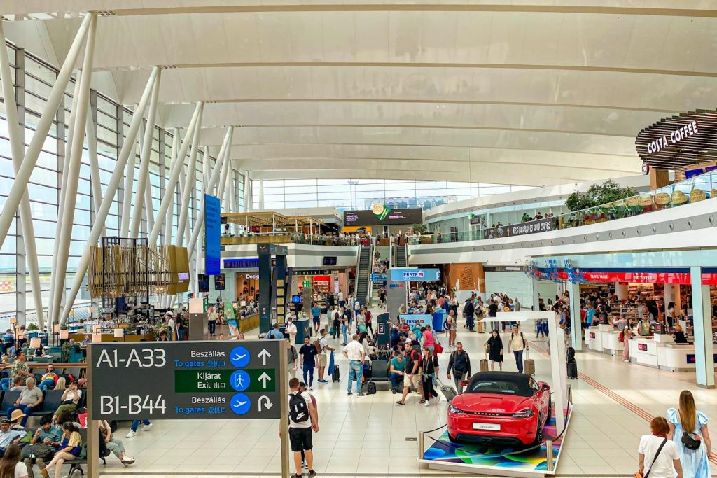 Budapest airport terminal