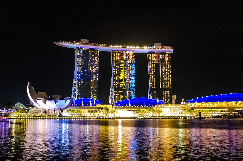 Marina Bay Sands at night